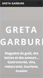 Mobile Screenshot of gretagarbure.com